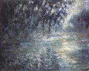 Claude Monet morning on the Seine oil painting reproduction